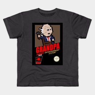 John Dugan "Grandpa" retro 8-bit horror gaming Kids T-Shirt